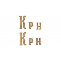 Пара шифровок латунных Красноярского казачьего войска