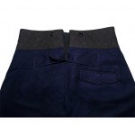 Галифе комсостава суконные синие с голубыми кантами