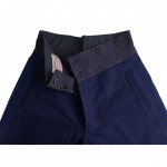 Галифе комсостава синие суконные с васильковыми кантами