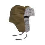 Шапка-ушанка солдатская из искусственного меха обр. 1940 г.