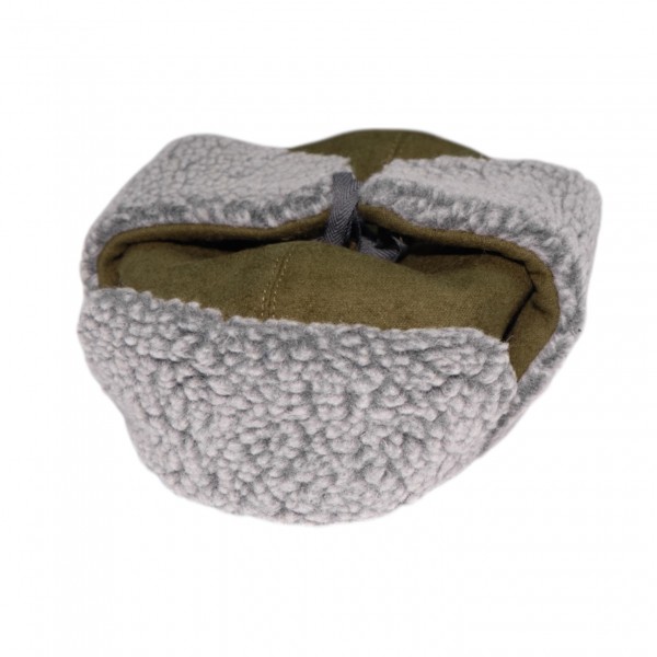 Шапка-ушанка солдатская из искусственного меха обр. 1940 г.