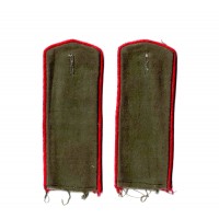 Погоны полевые вшивные красноармейца с красными кантами обр. 1943 г.