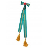 Лента ордена Суворова 1 степени с бантом и кистями для боевого знамени