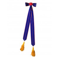 Лента ордена Кутузова 3 степени с бантом и кистями для боевого знамени