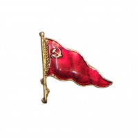 Флажок малый на кокарду Торгового флота СССР