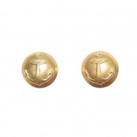 Пара погонных пуговиц с якорем