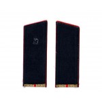 Погоны парадные младшего офицера морской пехоты и береговых частей ВМФ обр. 1969 г.