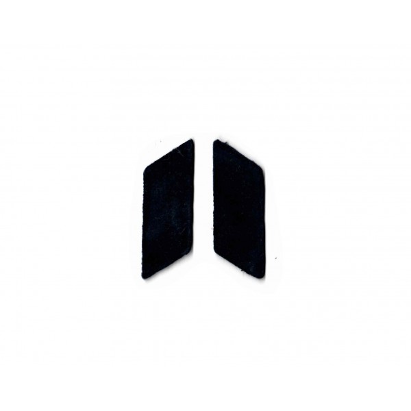 Петлицы бархатные черные на китель