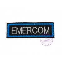 Нашивка нагрудная "EMERCOM" МЧС РФ