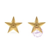 Пара погонных звезд золотистых на погоны старших офицеров 1943 г. 