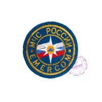 Нашивка МЧС РФ - EMERCOM (тип 3)