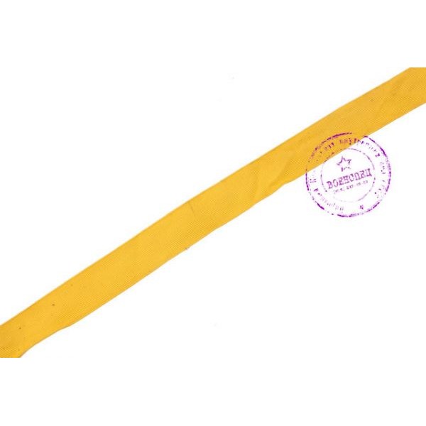 Метр желтого басона шириной 30 мм