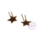 Пара полевых пластиковых звезд 13 мм