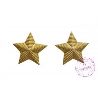 Пара нарукавных алюминиевых звезд для офицеров плавсостава ВМФ