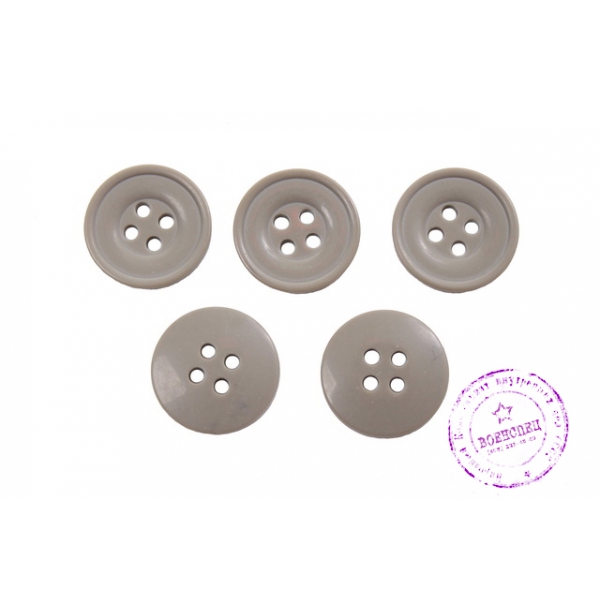 Комплект из 5 пуговиц для крепления подворотничка